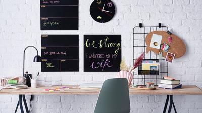 Krijtstift edding 4085 by Securit rond 1-2mm pastel geel