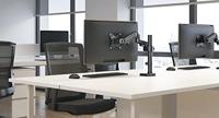 Neomounts DS70-750BL1 Monitor-tafelbeugel 1-voudig 43,2 cm (17) - 68,6 cm (27) Zwart Kantelbaar en zwenkbaar, In hoogte verstelbaar, Roteerbaar - thumbnail