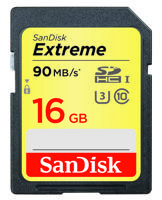 Sandisk 16GB Extreme SDHC U3/Class 10 2-pack flashgeheugen Klasse 10 UHS-I - thumbnail