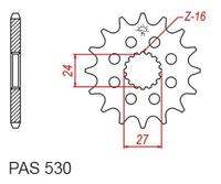ESJOT Sprocket 530 17z standard - thumbnail