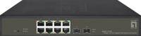 LevelOne ges-2110p hilbert 10-port gigabit poe smart lite managed l2 switch, 8x poe outputs, 2x sfp - thumbnail
