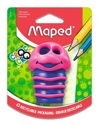 Puntenslijper maped croc croc bug 2gaats assorti | 5 stuks