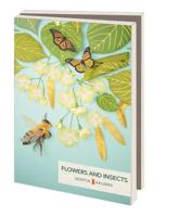 Kaartenmapje 10 stuks met enveloppen - Flowers and insects, Geertje Aalders - thumbnail