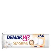 Demak Up Sensitive Silk Rond Wattenschijfjes 64st - thumbnail