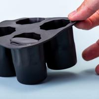 Shotglaasjes Van Ijs - Zwart - thumbnail