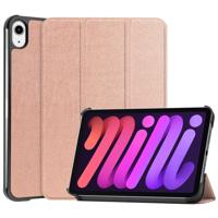 3-Vouw sleepcover hoes - iPad Mini 6 (2021) - Rose Goud - thumbnail