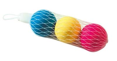 Androni Beachballetjes in net, 3st.