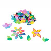 Colorations zelfklevende foam figuren stickers, 1000st. - thumbnail