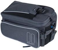 Basil sport design trunkbag - grijze fietsbagagedragertas, 7-15l, waterafstotend, voor reguliere fiets en e-bike - thumbnail