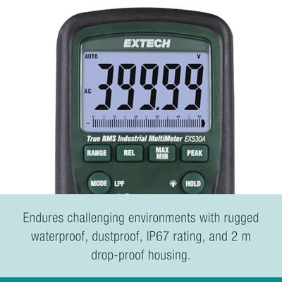 Extech Extech EX530A Multimeter Digitaal CAT IV 600 V Weergave (counts): 50000