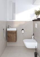 Ben Lavion fonteinkraan met greep RVS-look - thumbnail