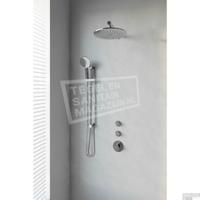 Thermostatisch Inbouwdoucheset Brauer Chrome 30 cm Hoofddouche Wandarm 3 Standen Handdouche op Glijstang Chroom Brauer - thumbnail