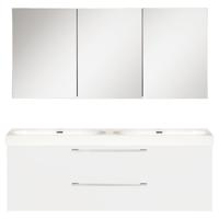 Badkamermeubelset Differnz Somero Met Keramiek Wastafel 120 cm Hoogglans Wit Differnz - thumbnail