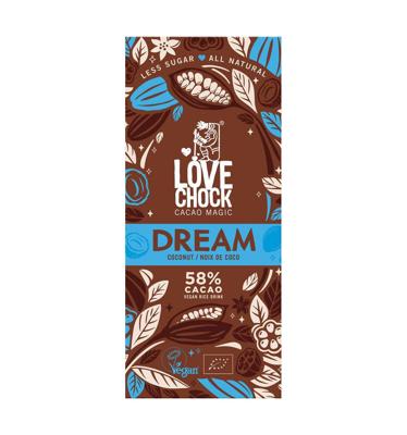 Lovechock Dream Vegan Melkchocolade | Met Rijstdrank & Kokos