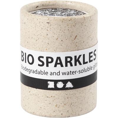 Creativ Company Bio glitter zilver, 10gr
