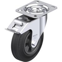 Blickle LE-VPP 125R-FI Zwenkwiel met rem Wieldiameter: 125 mm Draagvermogen (max.): 100 kg 1 stuk(s) - thumbnail