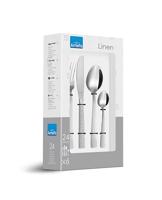 Amefa Linen Bestekset 24-delig Zilver/RVS - thumbnail