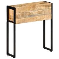 VidaXL Plantenbak 60x20x68 cm ruw mangohout - thumbnail