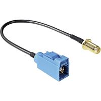 Delock WiFi-antenne Verlengkabel [1x SMA-bus - 1x SMBA-(FAKRA) Z bus] Zwart - thumbnail
