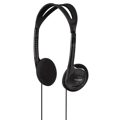 Thomson hoofdtelefoon on-ear hed1115 zwart . Thomson hoofdtelefoon on-ear hed1115 zwart .