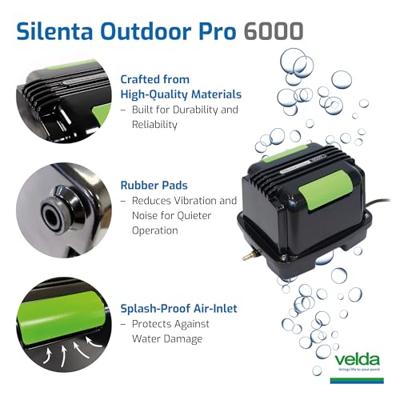 Luchtpomp Silenta Pro 6000 Velda - Velda