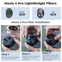 Freewell DJI Mavic 4 Pro Split ND Filters Standard Day - 4 Pack - thumbnail