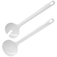 Fackelmann basic saladeset 26 cm wit san kunstof 2 stuks - thumbnail