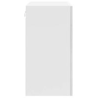 Keukenwandkast Porto bewerkt hout betongrijs - thumbnail