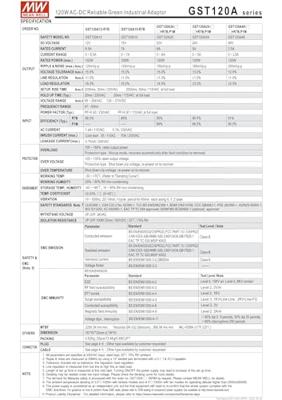 MEAN WELL GST120A48-R7B Tafelnetvoeding, vaste spanning 48 V/DC 2.5 A 120 W