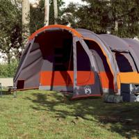 VidaXL Tunneltent 8-persoons waterdicht grijs - thumbnail