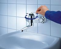 GROHE Euroeco veiligheids wandkraan met koppelingen chroom 32792000 - thumbnail