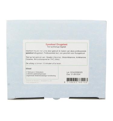 Testjezelf.nu Multi Speeksel 6 Drugstest