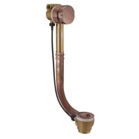 Salenzi Badafvoer met Vulcombinatie Giro Gegalvaniseerd Geborsteld Messing Koper 48 mm - thumbnail