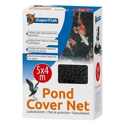 Superfish Vijverafdeknet 5x4m+14 pinnen