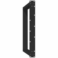 Eettafelpoten 2 st U-vormig 80x(72-73) cm staal zwart - thumbnail