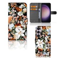 Hoesje voor Samsung Galaxy S24 Plus Dark Flowers - thumbnail
