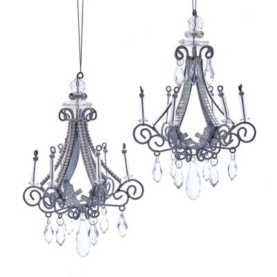 Ornament metaal chandelier l15cm Kurt S. Adler - Kurt s adler