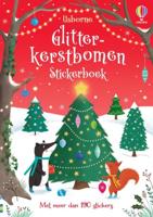 Glitterkerstbomen Stickerboek (Paperback) - thumbnail