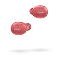 Philips Audio T2205RD/00 In-Ear Oordopjes met Microfoon, Volledig Draadloze Oordopjes (Bluetooth, Spraakassistent, Lange Afspeeltijd, Spatwaterbestendig IPX4, Superklein Oplaadetui) Rood, 2020/2021 Model, Een maat - thumbnail