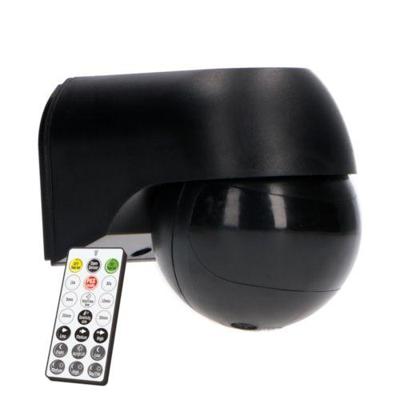 Bewegingssensor PIR met afstandsbediening - 2000 Watt - IP54 - Zwart