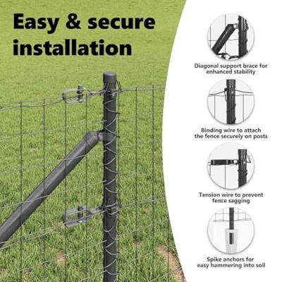 VidaXL Hek met paal grijs 1,5 x 10 m staal en pvc