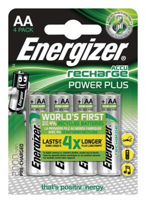 Energizer Power Plus HR06 Oplaadbare AA batterij (penlite) NiMH 2000 mAh 1.2 V 4 stuk(s)