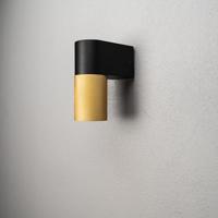 Konstsmide Temi 7666-758 Buitenlamp (wand) GU10 7 W Zwart/goud - thumbnail