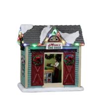 Lemax mom's she shed verlicht kerstdorp tafereel Harvest Crossing 2022 - thumbnail