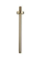 Luxe Douche-Arm Wiesbaden Rond Plafondbevestiging 30 cm Geborsteld Messing Goud - thumbnail