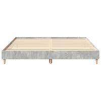 Bedframe zonder matras 200x200 cm spaanplaat betongrijs - thumbnail
