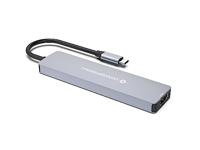 Conceptronic donn19g 7-in-1 usb 3.2 gen 1 docking station, hdmi, usb-a 3.0 x 3, sd, tf/microsd, 100w - thumbnail