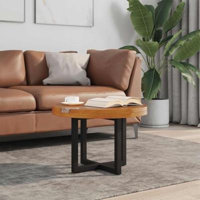 Salontafel massief teakhout hars 60 cm