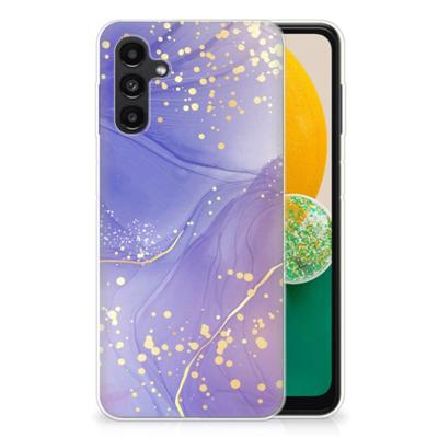 Hoesje maken voor Samsung Galaxy A13 | A04s Watercolor Paars Hoesje maken voor Samsung Galaxy A13 | A04s Watercolor Paars