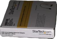 StarTech.com USB 3.0 naar gigabit Ethernet-adapter NIC met USB-poort - wit - thumbnail